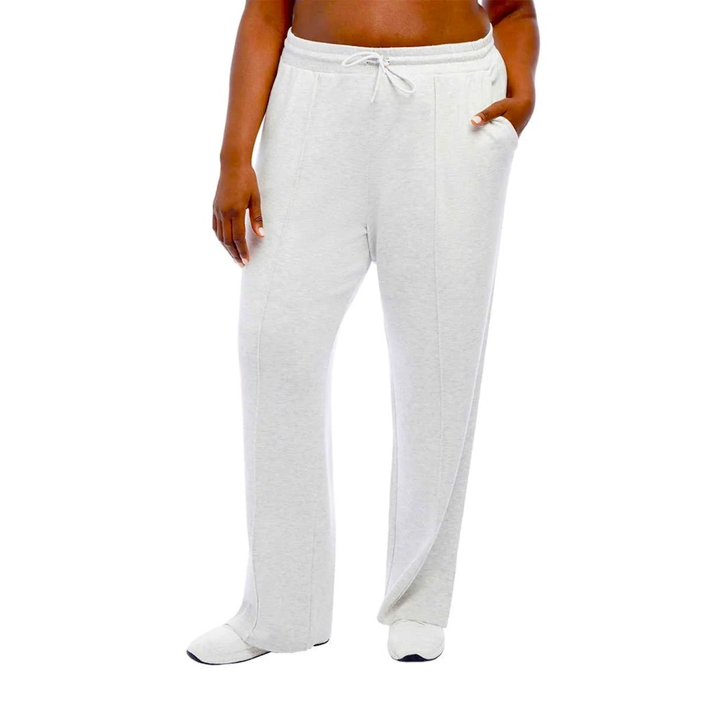 Danskin Scuba Pants Sweat Soft Cozy Lounge NWT, Size 3X, Oatmeal Heather